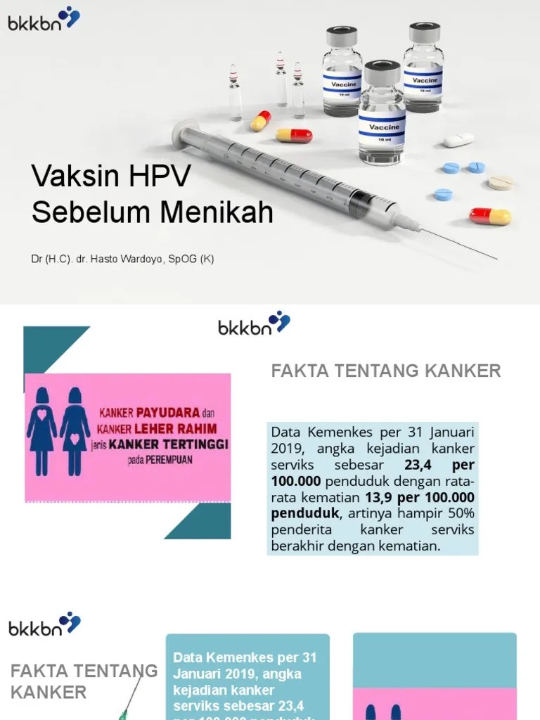 Vaksin HPV Sebelum Menikah | PDF