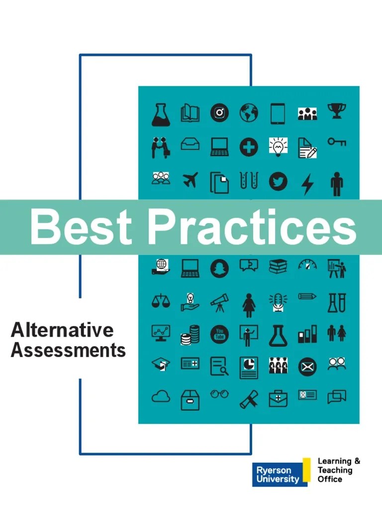 Alternative Assessments | PDF | Educational Assessment | Rubric (Academic)