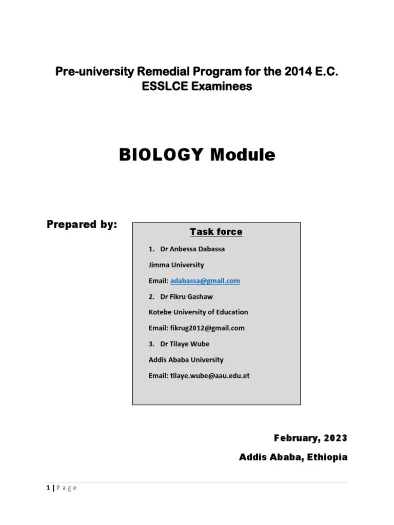 BIOLOGY Remedial Course PDF | PDF | Biology | Cell (Biology)