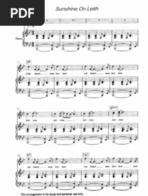 The Proclaimers Sheet Music To Download And Print 