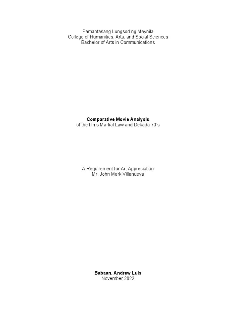 Movie Analysis | PDF