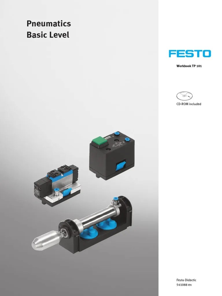 Pneumatics Basic Level - Festo Didactic | Descargar Gratis PDF | Valve | Switch