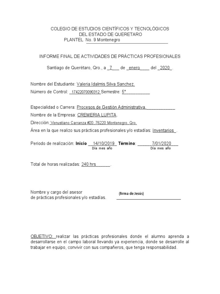 Informe Final De Actividades Pdf - Landscape Images - Gorgeous Full HD Collection