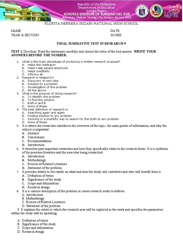 Summative 1iii | PDF | Hypothesis | Methodology