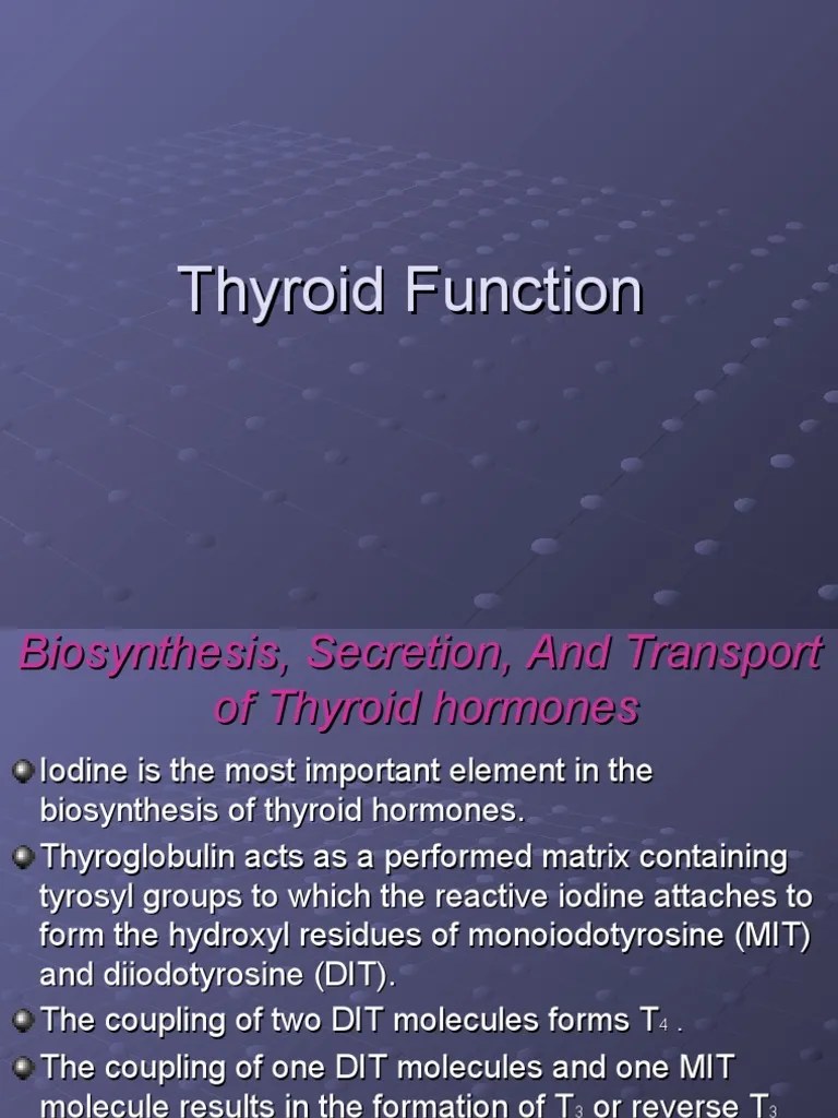 Thyroid Function Tests And Their Interpretation | PDF | Thyroid ...