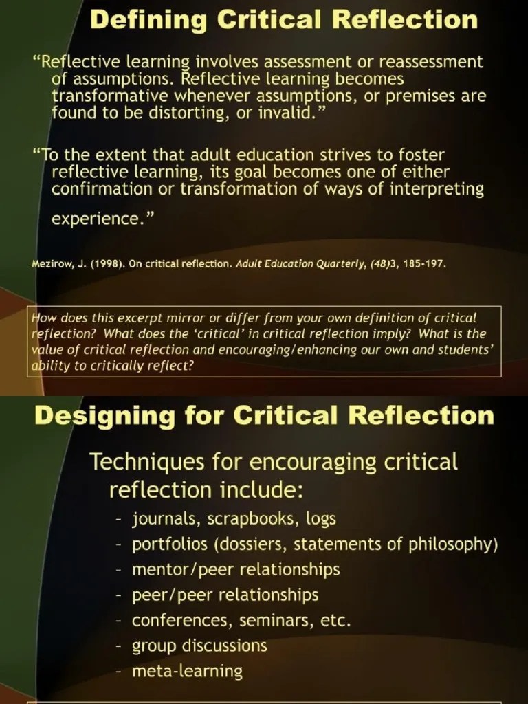 Reflective | PDF