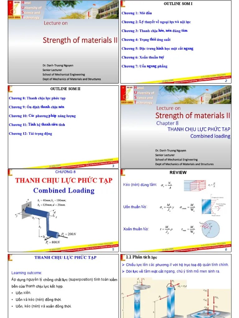 Bài Giảng Strength Of Materials 2 PDF | PDF