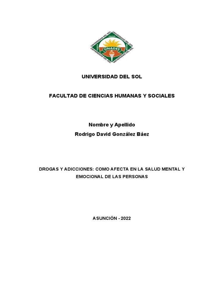 Drogas Y Adicciones | PDF | Drogas | La Dependencia De Sustancias