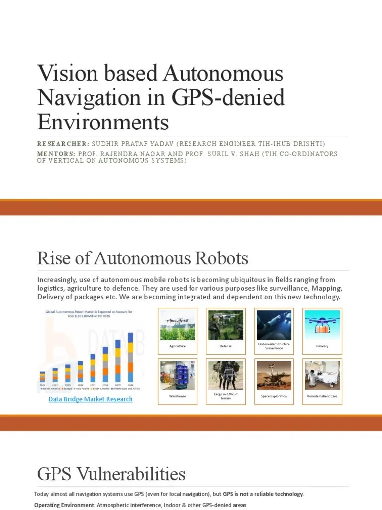 Vision Based Autonomous Navigation In GPS-denied Environments | PDF ...