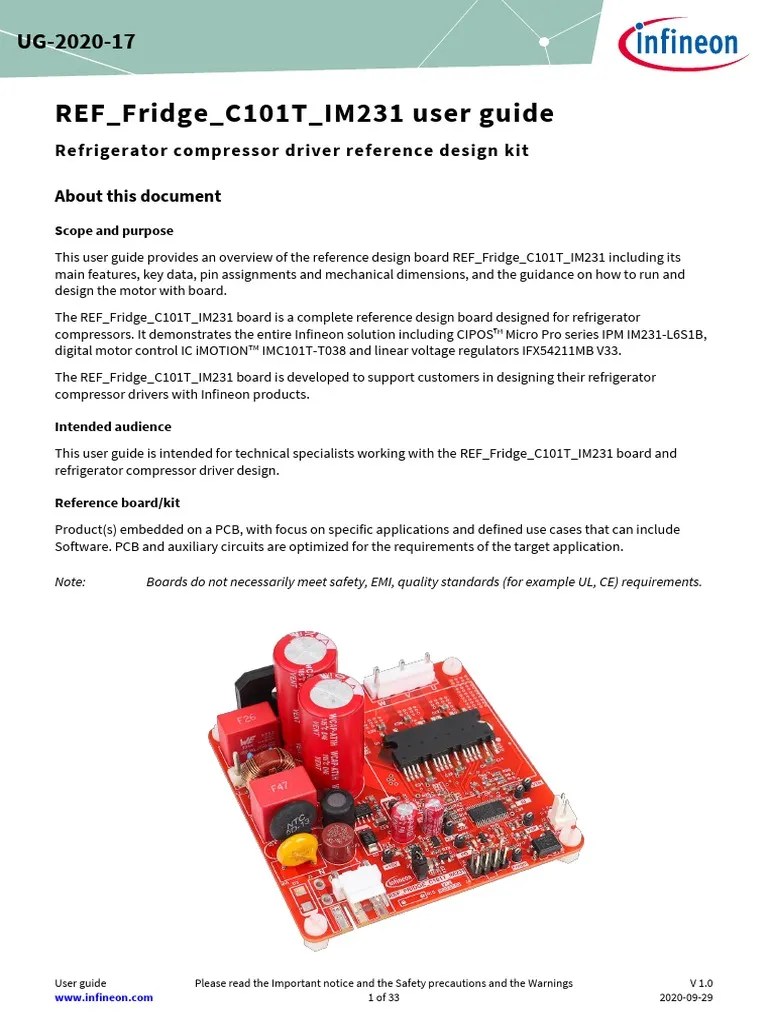 Infineon-UG 2020 07 REF Fridge C101T IM231-UserManual-v01 00-EN | PDF | Electrostatic Discharge ...