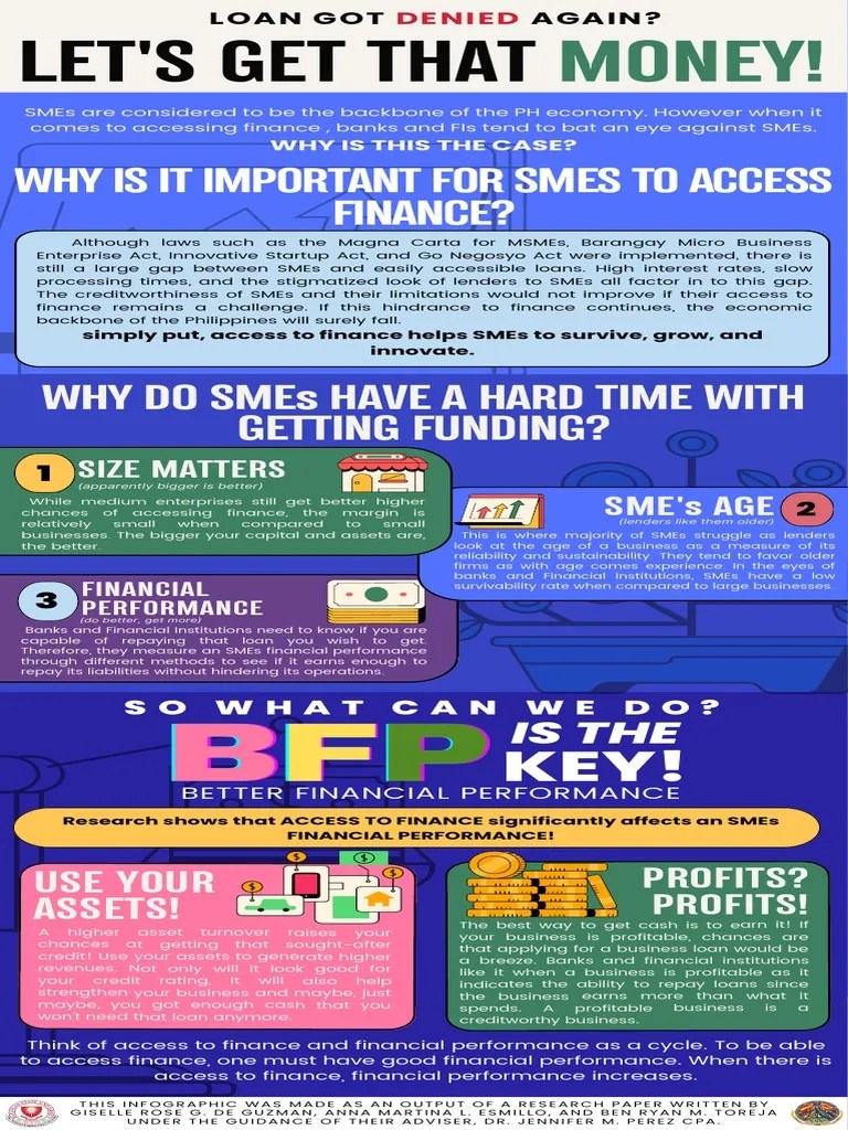 Infographic - Effect Of Access To Finance On Financial Performance Of ...