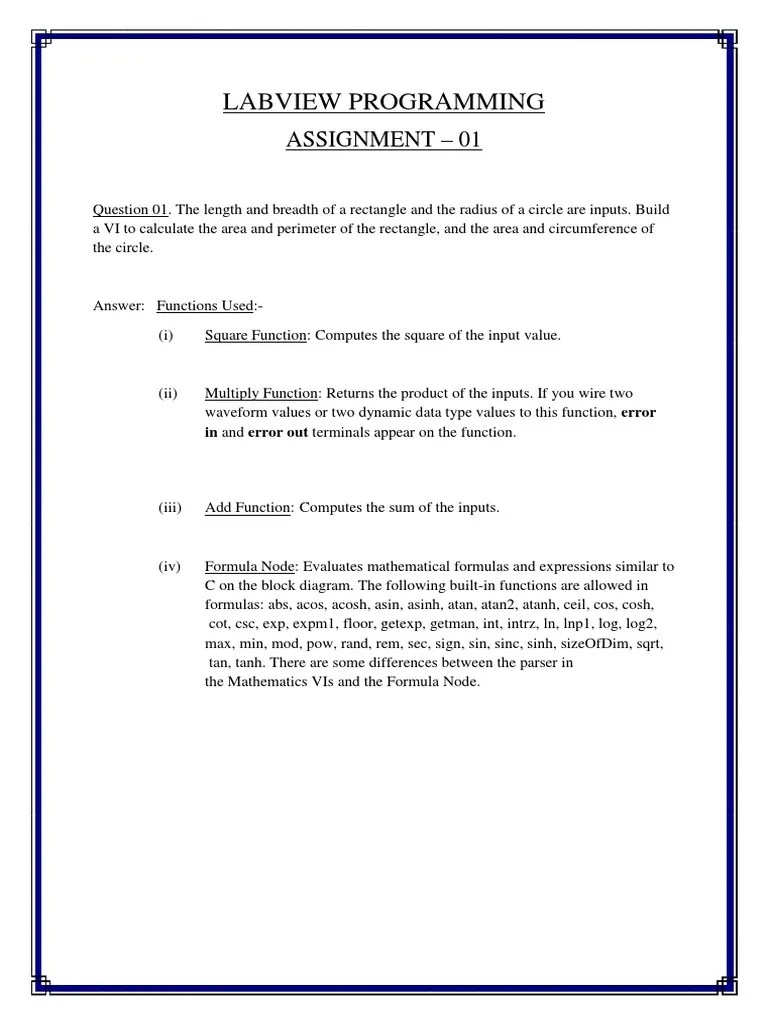 Labview Programming | PDF | Boolean Data Type | Binary Coded Decimal