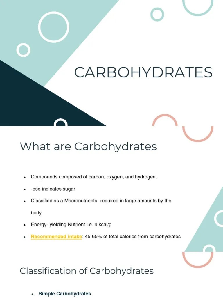 Everything You Need To Know About Carbohydrates | PDF | Diet & Nutrition | Dietary Fiber