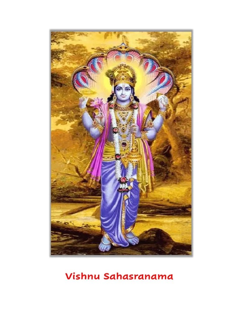 Vishnu Sahasranama English | PDF | Vishnu | Moksha