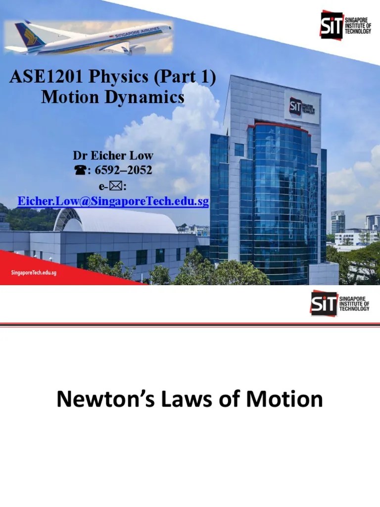 Lecture 5 Newton's Laws Of Motion | PDF | Force | Weight