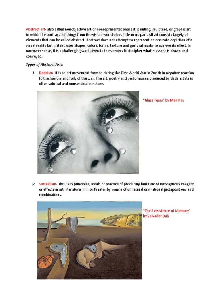 An Exploration Of Styles In Abstract Art And Their Defining ...