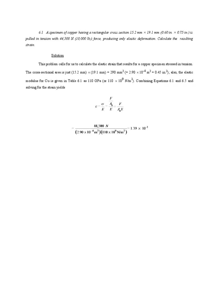 Assignment 2 - 2023 - Solutions | PDF | Deformation (Engineering) | Strength Of Materials