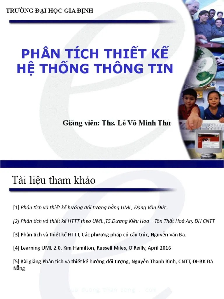 Phan Tich Thiet Ke He Thong Thong Tin C1 | PDF