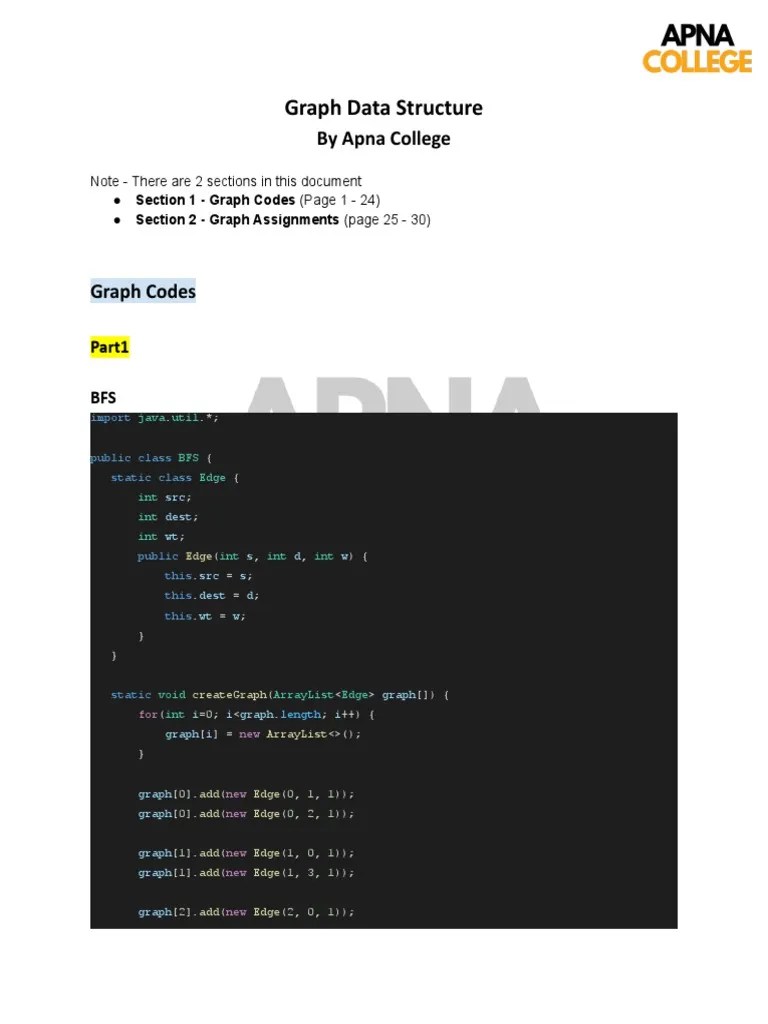 Graph Data Structure | PDF | Vertex (Graph Theory) | Mathematical Relations
