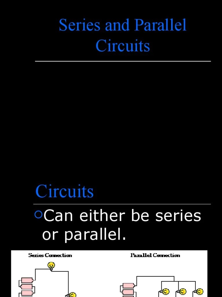 Series And Parallel Circuits | PDF | Series And Parallel Circuits ...