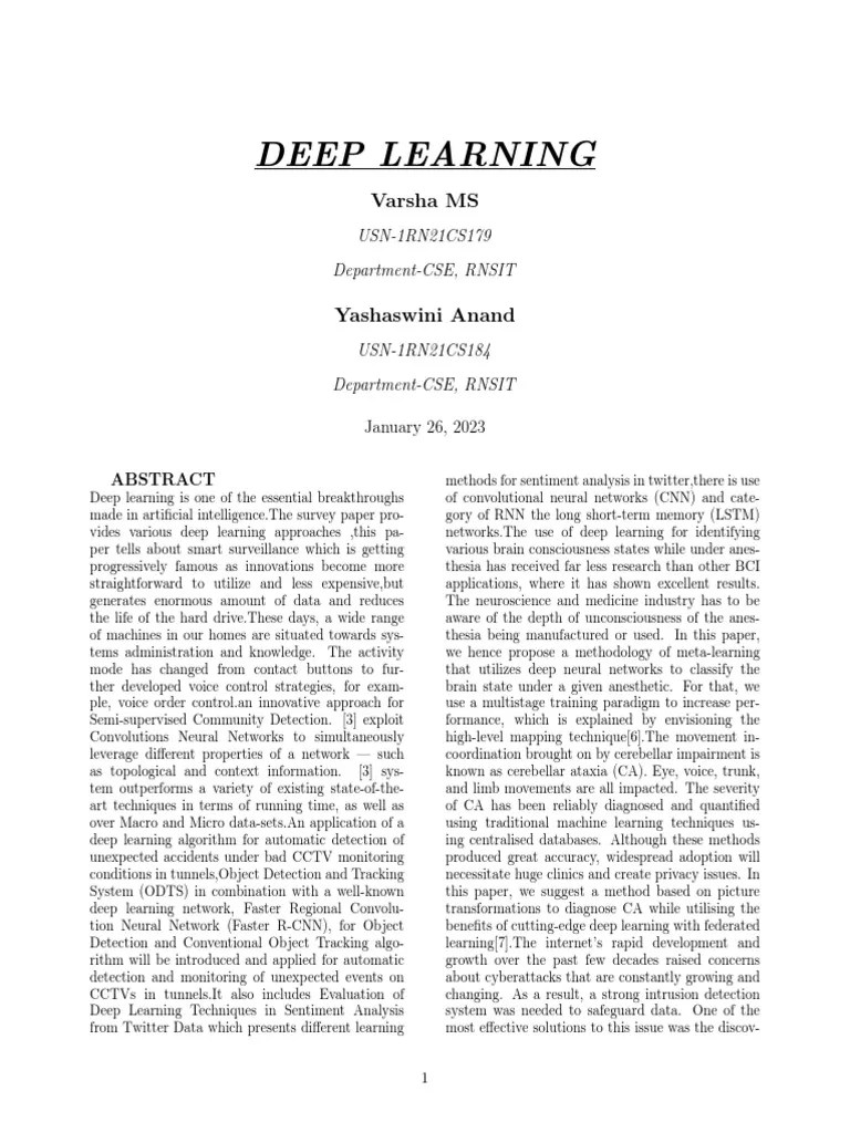 Deep Learning | Download Free PDF | Deep Learning | Machine Learning