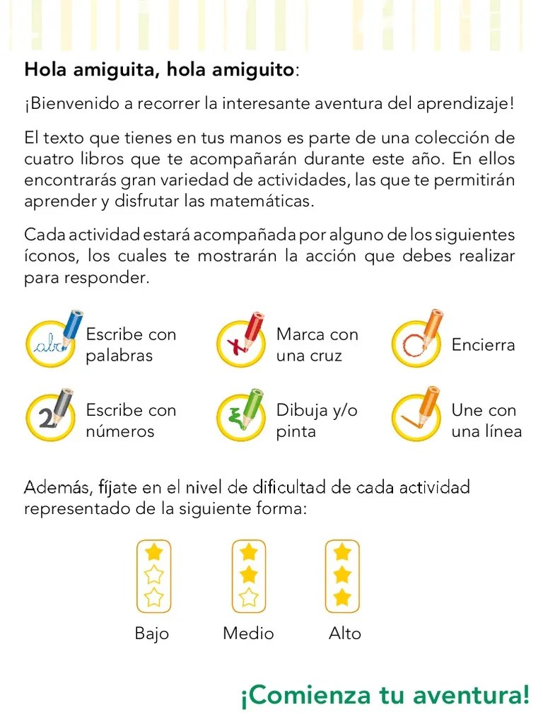 Matematica Primer Grado | PDF