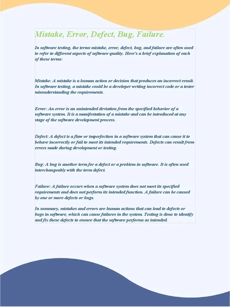 Software Testing Terminology Guide | PDF