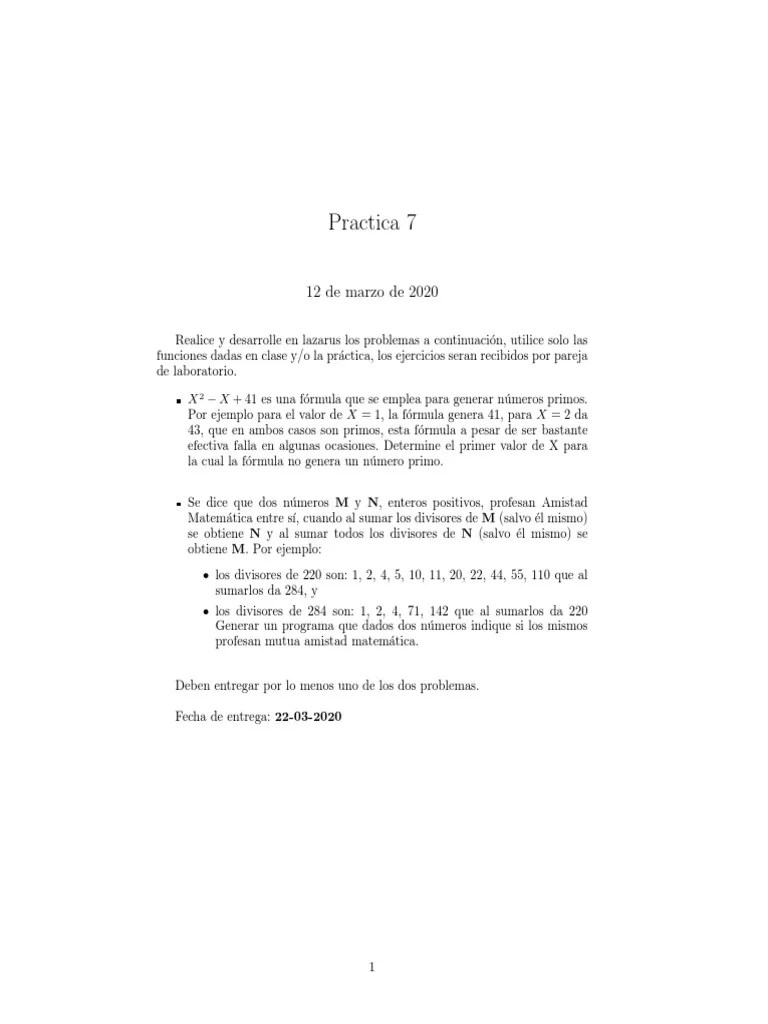 Fórmulas Primas Y Amistad Numérica | PDF | Ciencia Y Matemáticas
