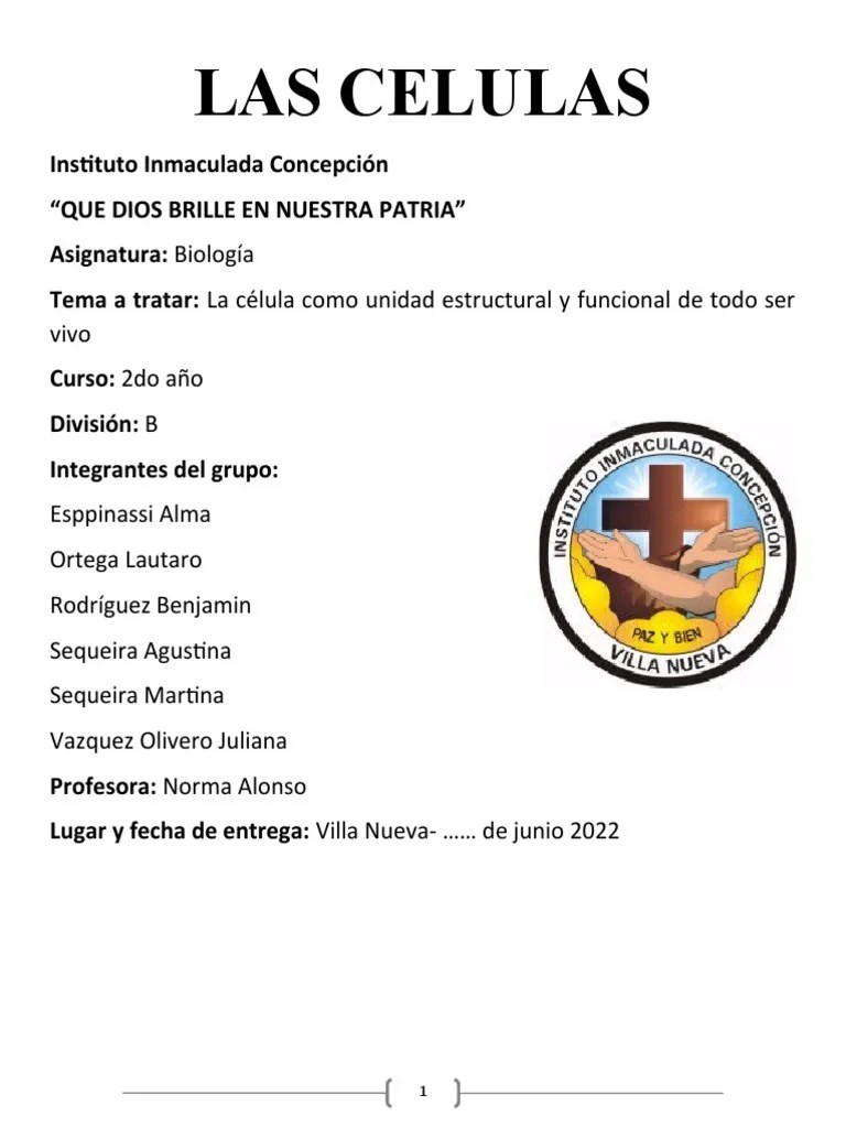 Las Celulas | PDF | Biología Celular) | Citoplasma