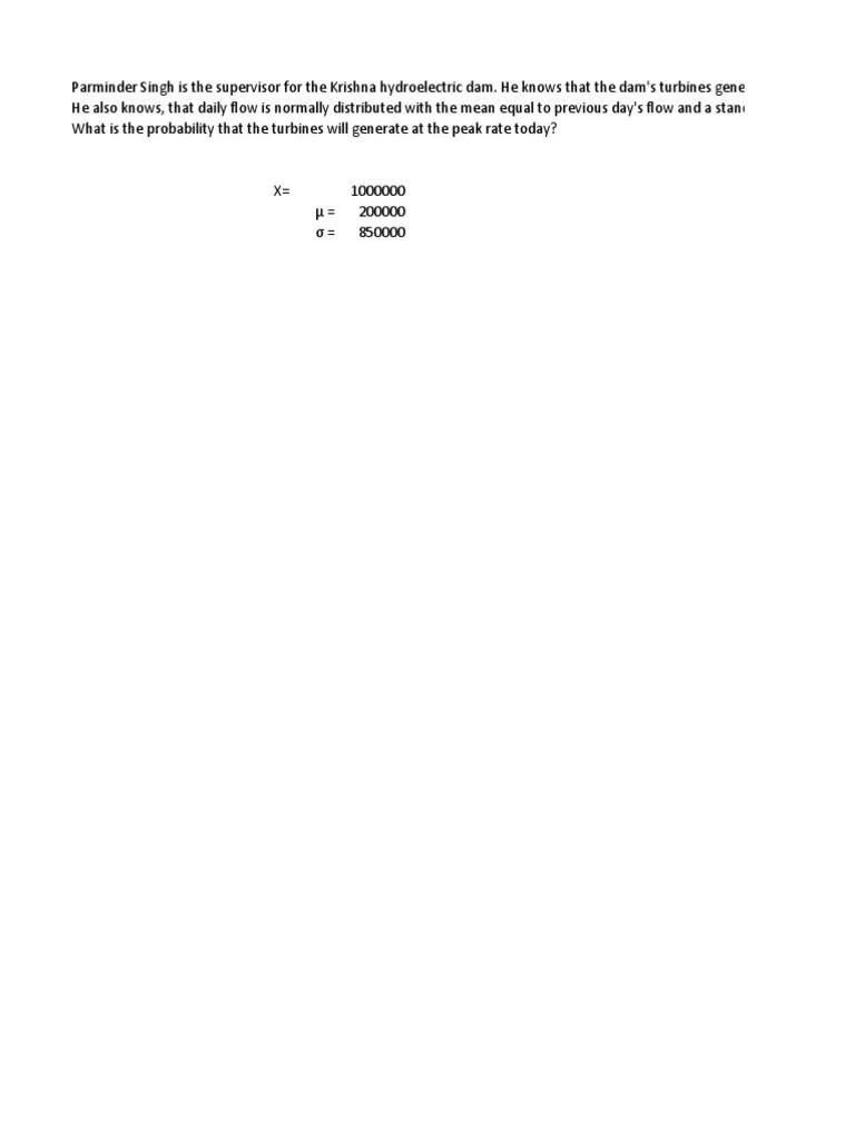 Normal Distribution - Exercise | PDF | Normal Distribution | Standard ...