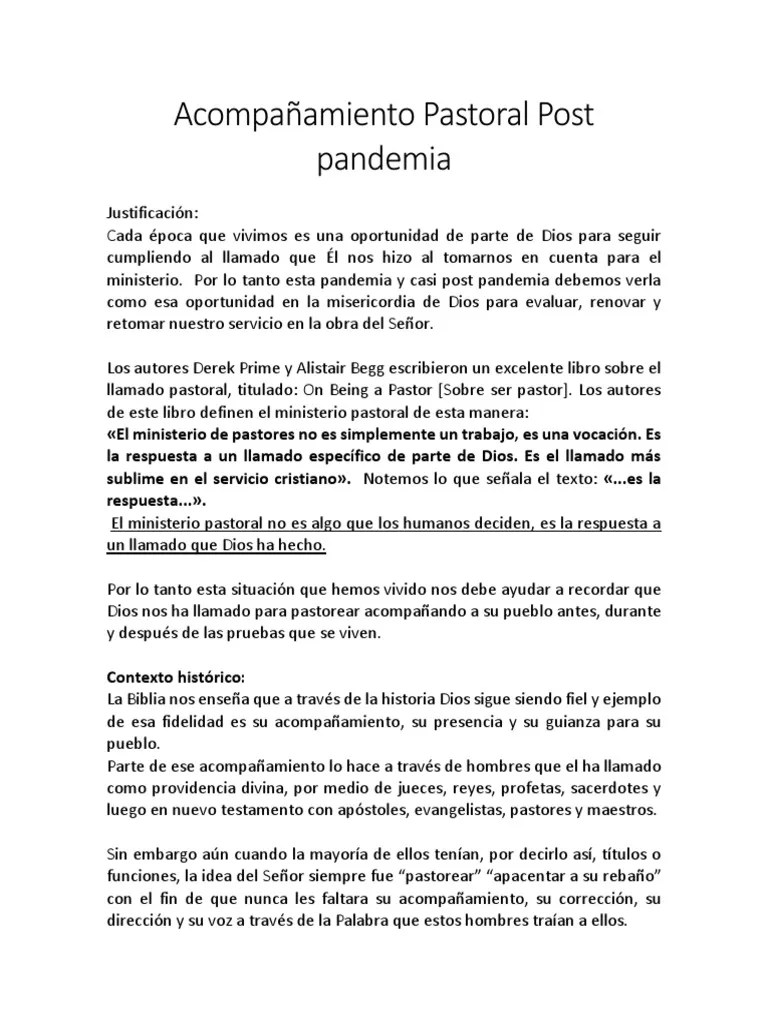 Acompañamiento Pastoral | PDF | Sacerdote | Salmos