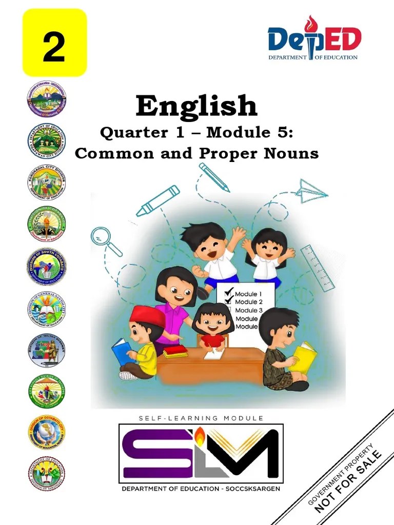 English 2 - Q1 - Mod5of8 - Common And Proper Nouns - V2 | PDF ...