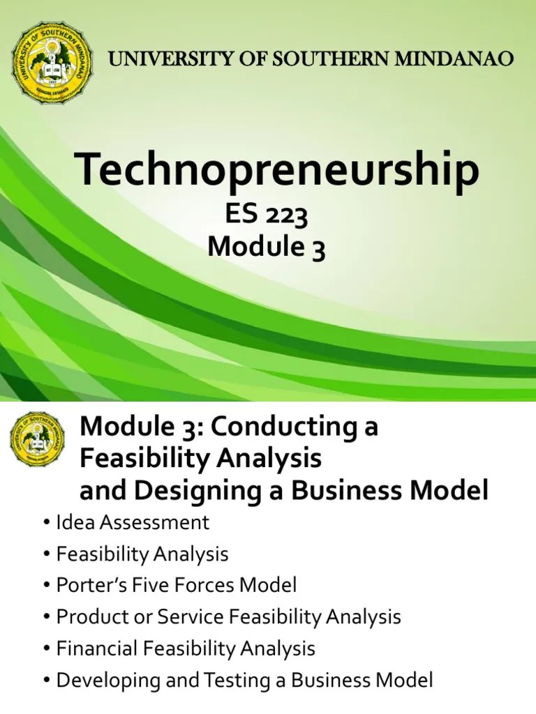Module 3 - Conducting Feasibility Study | PDF