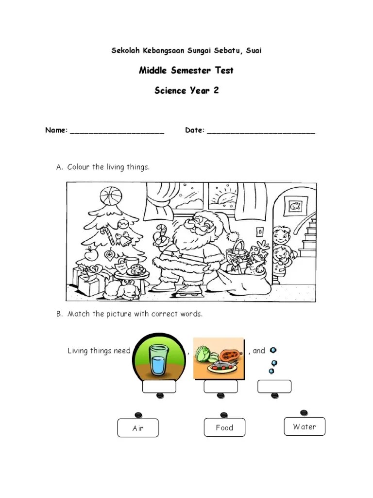 dlp science year 2 exercise