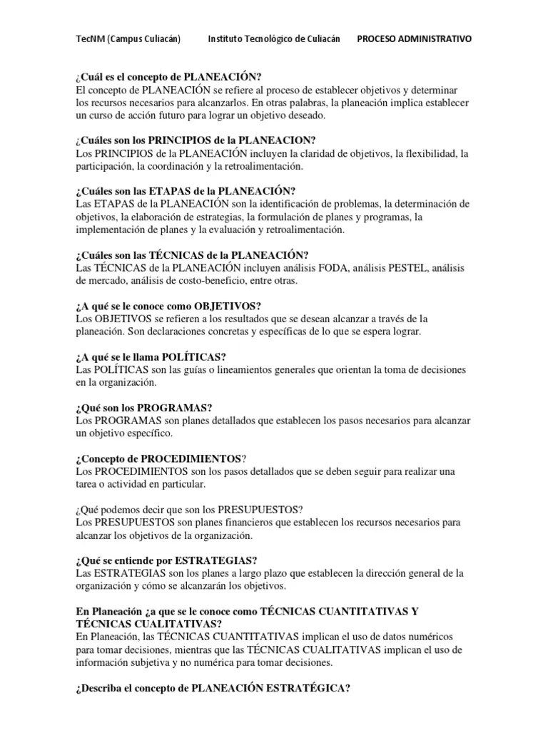 Proceso Administrativo 1 Planeacion Pdf Monopolio Econom A Ley De Recursos Naturales - Professional Abstract Design - HD