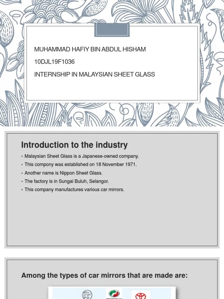 Latihan Industri Present | PDF | Pump | Manufactured Goods