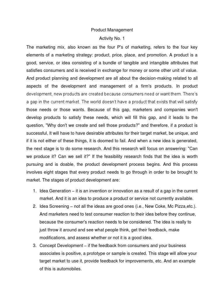 Product Management | PDF | Marketing | Product (Business)