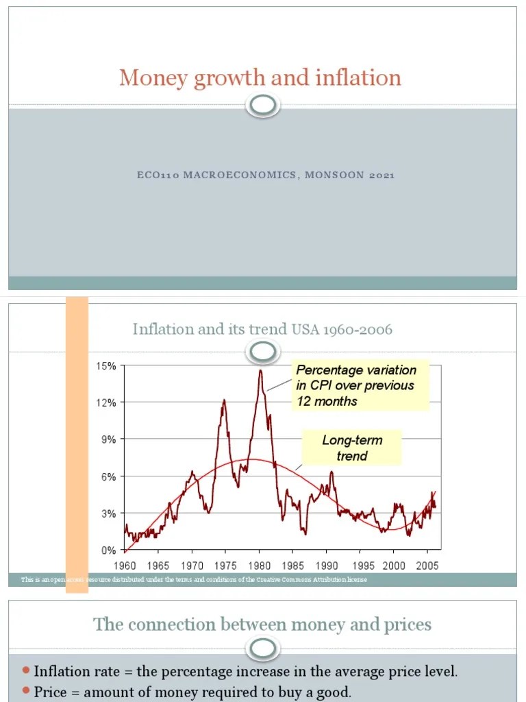 Chapter 30 Money Growth And Inflation | PDF | Money Supply | Inflation