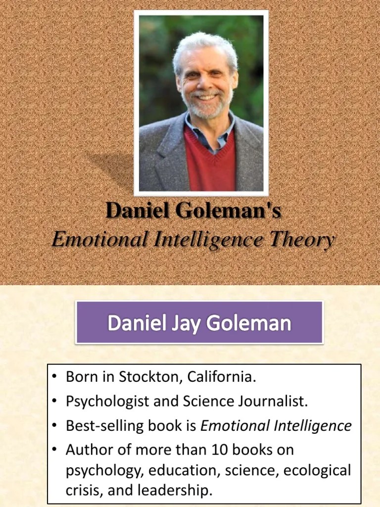 Golemans Emotional Intelligence | PDF | Emotional Intelligence ...