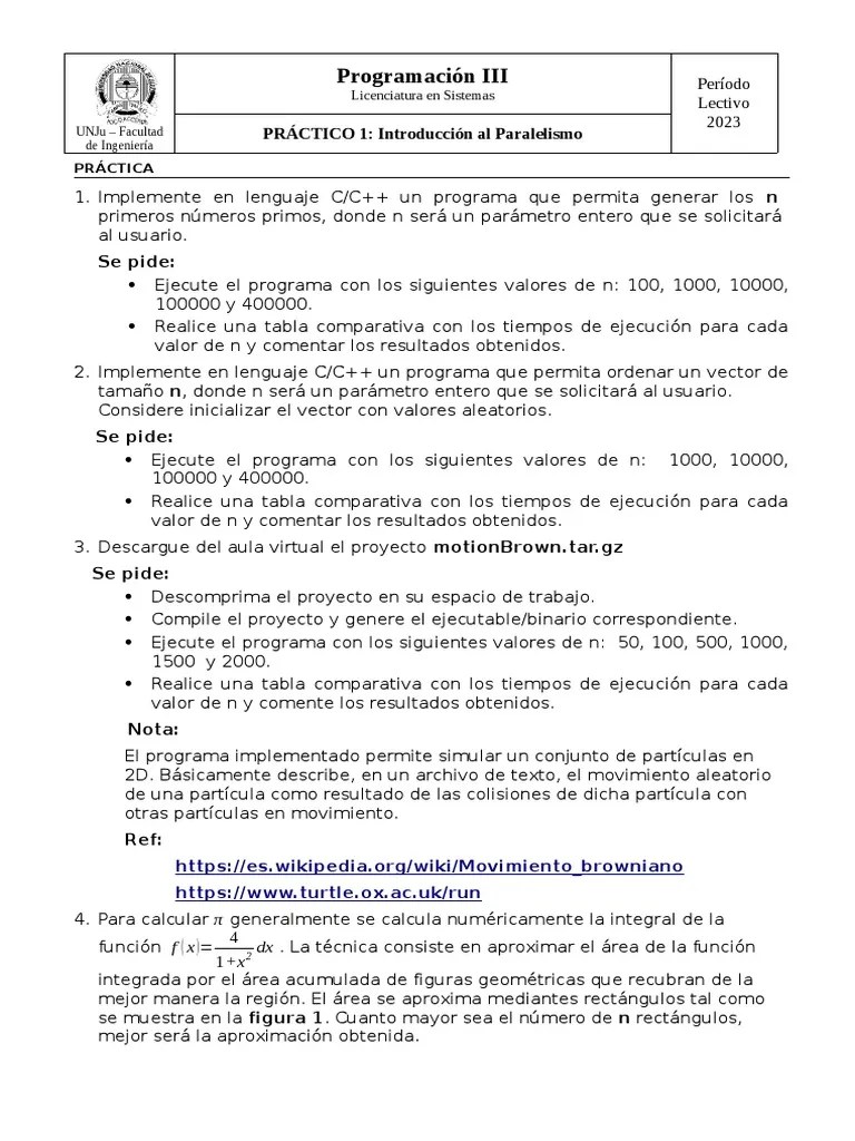 PIII 2023 Practico1 | PDF | Programa De Computadora | Programación