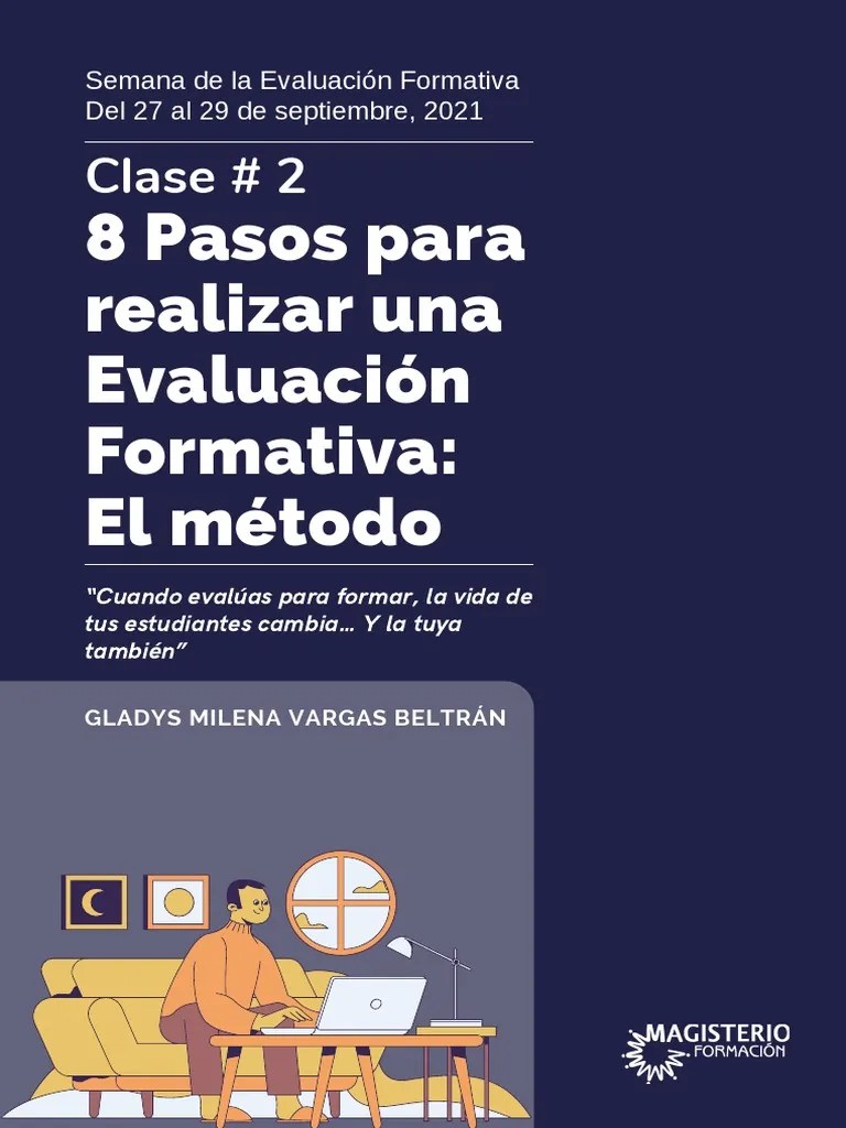 8 Pasos Para Realizar Una Evaluación Formativa | PDF