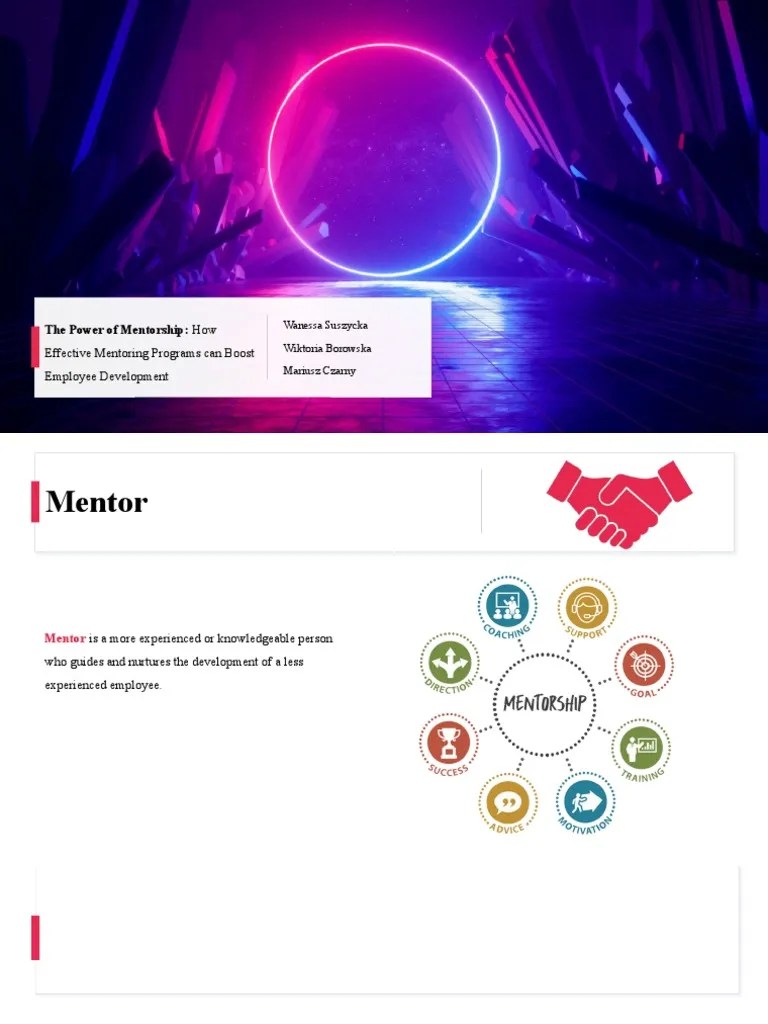 The Power Of Mentorship | PDF | Mentorship | Employee Retention