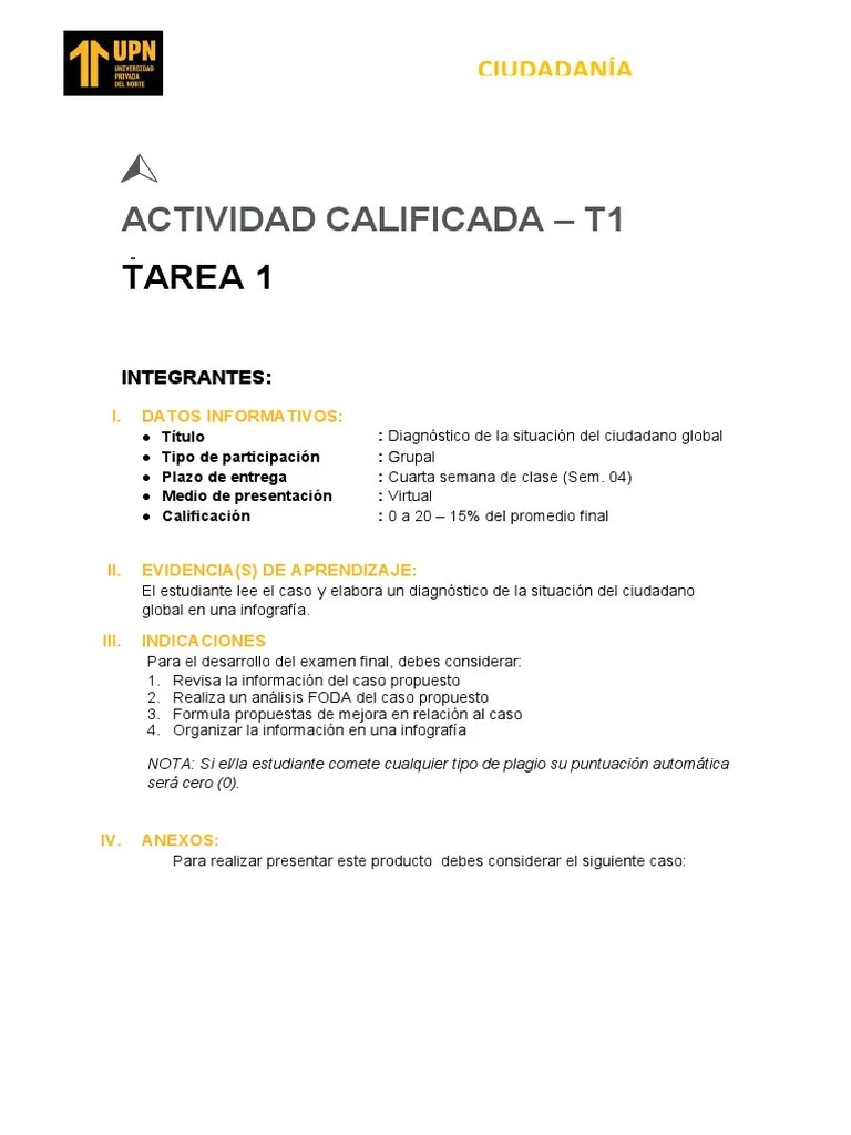 T1 Ciudadanía Global FINAL PDF | PDF