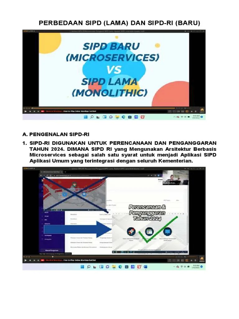 CARA INPUT HASIL MUSRENBANG DESA Pada SIPD-RI (Baru) | PDF