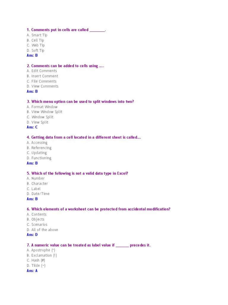 Excel Exercise.pdf | PDF