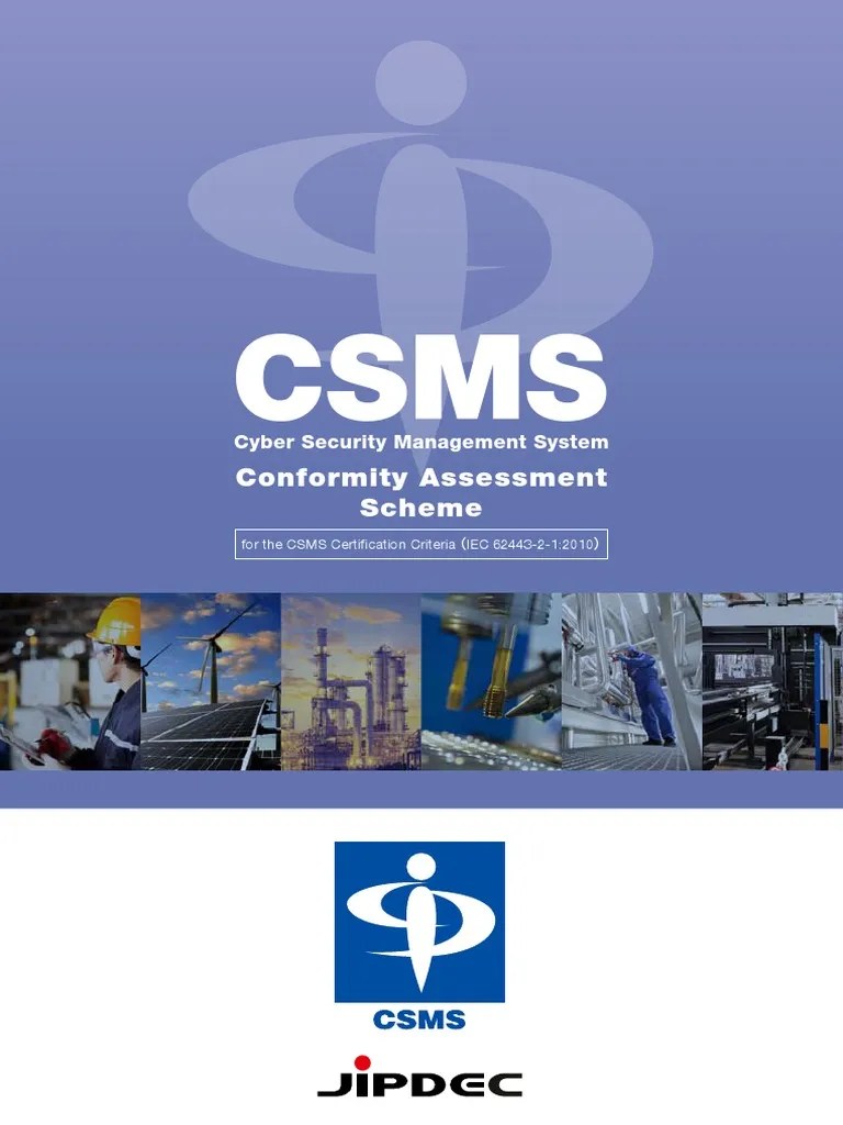 CSMS. Cyber Security Management System. Conformity Assessment Scheme | PDF