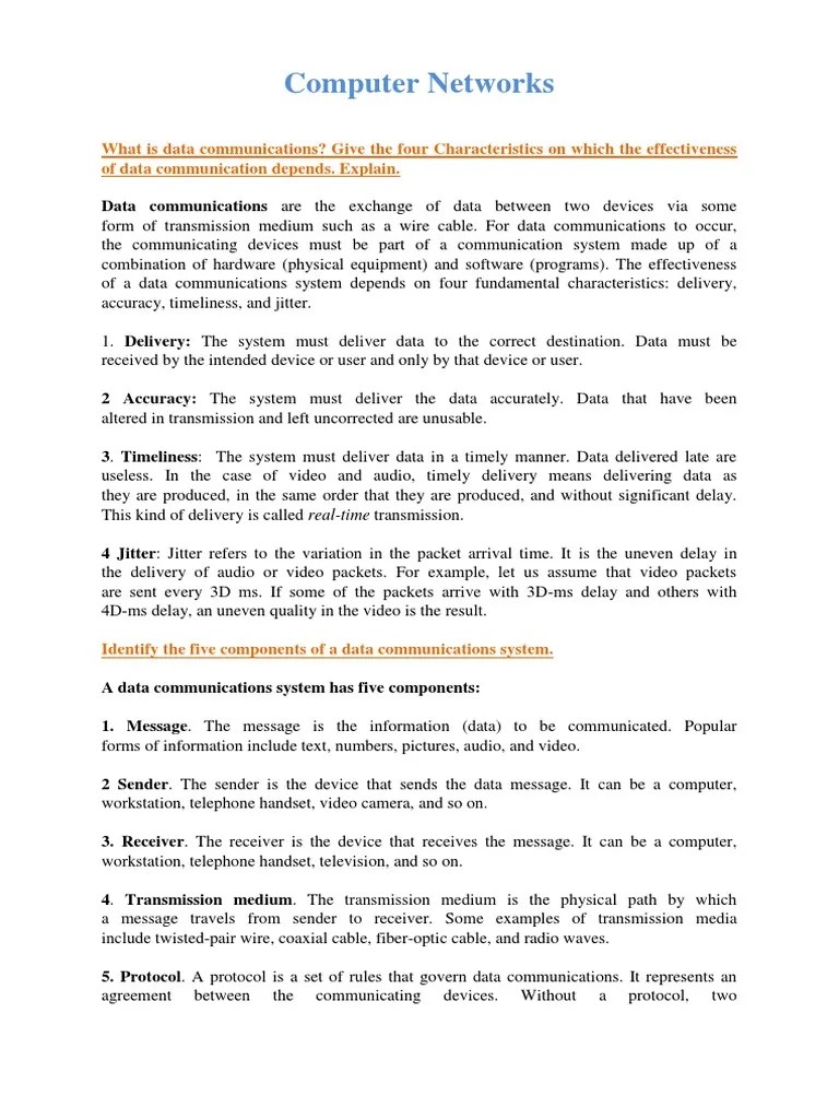 Data And Ip Lecture Notes Pdf Network Switch Computer Network - High Quality Landscape Art - 4K