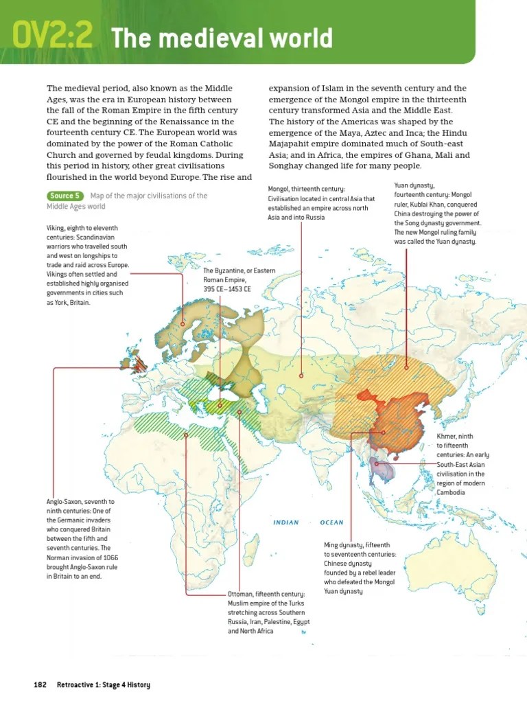1.3 The Medieval World Retroactive Textbook Extract PDF | PDF
