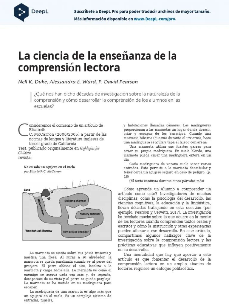 The Reading Teacher - 2021 - Duke - The Science Of Reading ...