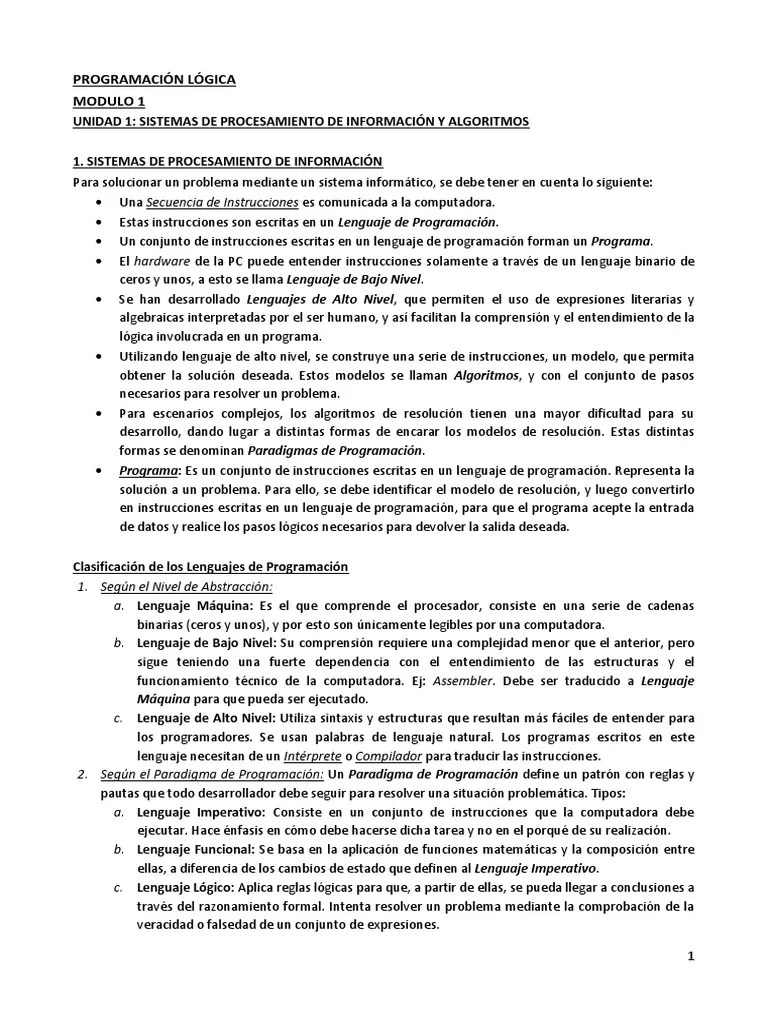 Primer Parcial Programación Logica PDF | PDF